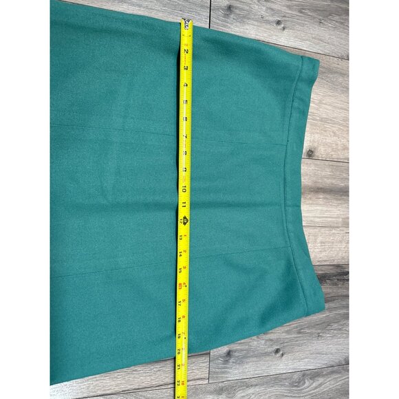 Pendleton Womens Size 14 Wool High-Waisted Green A-Line Skirt - Picture 5 of 9